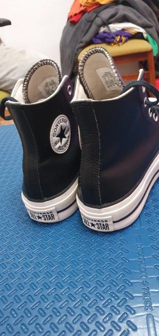 Zapatillas Converse Altas Negras y Blancas