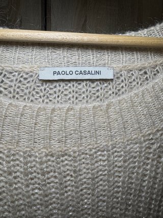 Maglione mohair beige PAOLO CASALINI