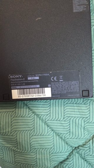 PlayStation 2 Slim Nera