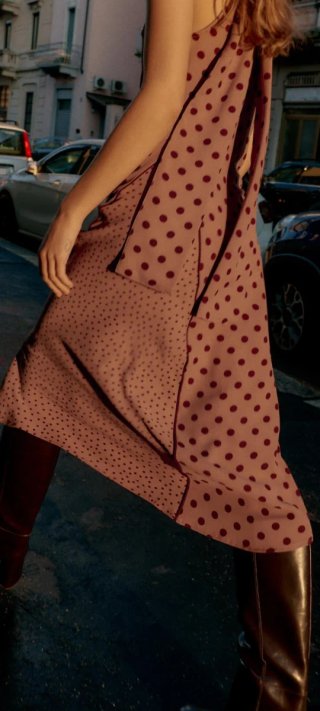 vestido largo zara