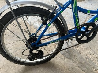 Bicicleta Plegable Azul