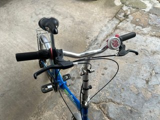Bicicleta Plegable Azul