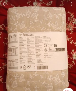 Tende Ikea Trystavmal beige 2 teli da 145x300 cm