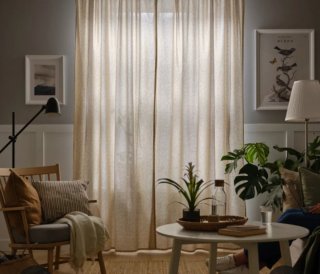 Tende Ikea Trystavmal beige 2 teli da 145x300 cm