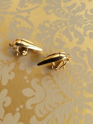 Pendientes Baño Oro Cierre Omega Vintage