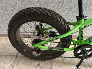 Bicicleta Fat Bike Infantil Verde