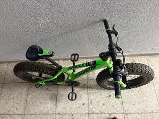 Bicicleta Fat Bike Infantil Verde