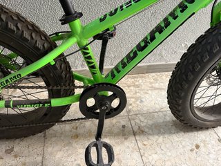 Bicicleta Fat Bike Infantil Verde