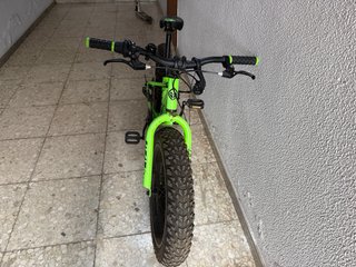 Bicicleta Fat Bike Infantil Verde