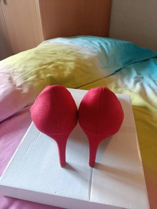 Zapatos de tacón rojos Pimkie