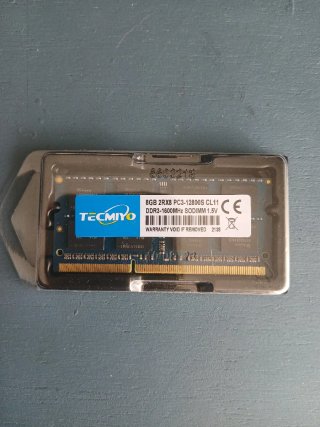 Memoria RAM Tecmiyo 8GB DDR3 1600MHz