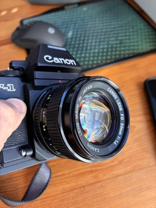 Canon F-1 New Cámara Réflex Analógica