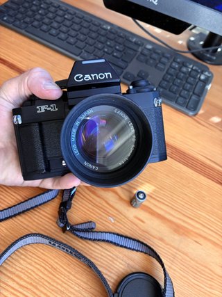Canon F-1 New Cámara Réflex Analógica