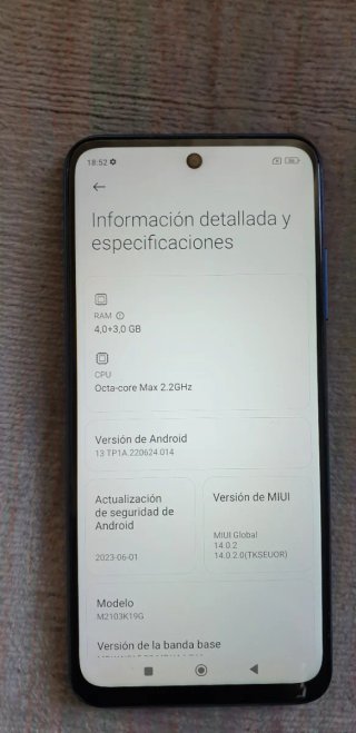 REDMI NOTE 10 5G LIBRE 128GB+7GB