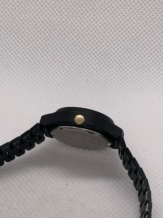 Reloj Seiko Pulsar Vintage Negro y Dorado