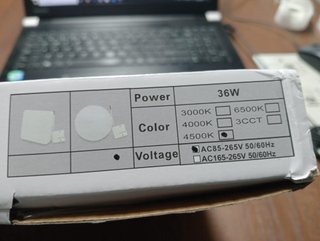 Plafon LED UFO 36W Ultra-Fino 23cm Luz Neutra