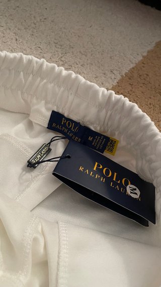 Pantaloncini Ralph Lauren bianchi taglia M
