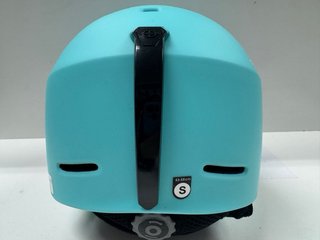 Casco de esquí azul con visera Talla S 53-55CM