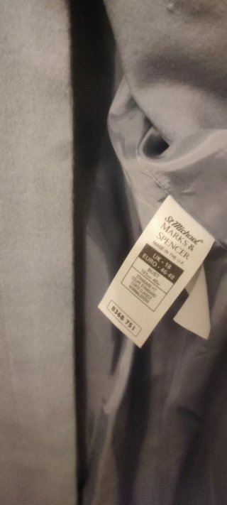 Americana gris Marks & Spencer azul cielo