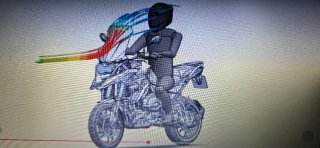 Pantalla de moto oscura Bmw gs 1200lc y 1250 6486F