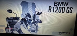 Pantalla de moto oscura Bmw gs 1200lc y 1250 6486F