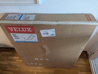 Ventana Velux techo madera triple cristal