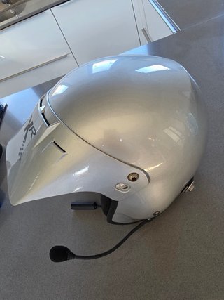 Casco Rallye Stilo XR Plata Perfecto estado