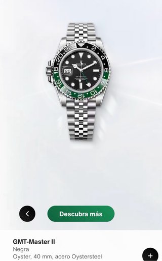 Rolex GMT-Master II Oyster 40mm Acero Año 2026