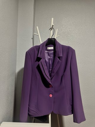 Americana morada elegante Wish