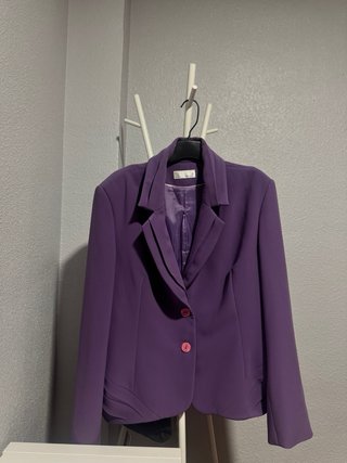 Americana morada elegante Wish