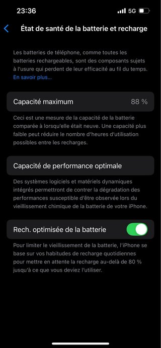 iPhone 13 Pro 256 GB Batterie 88
