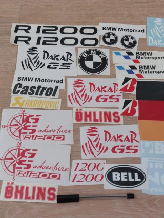 Lote Pegatinas BMW R1200 r1150 Motorrad