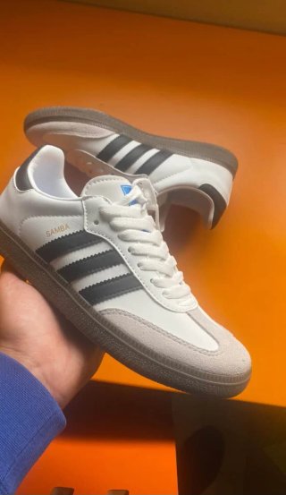 Adidas Samba Mujer Blancas y Negras