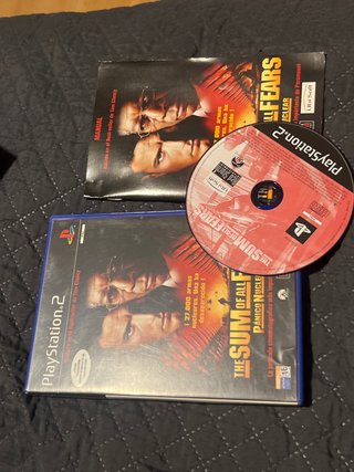 The Sum of All Fears PS2 Juego + Manual
