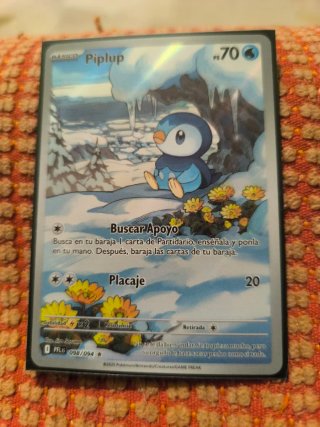 Carta Pokémon Piplup Básico 70 PS