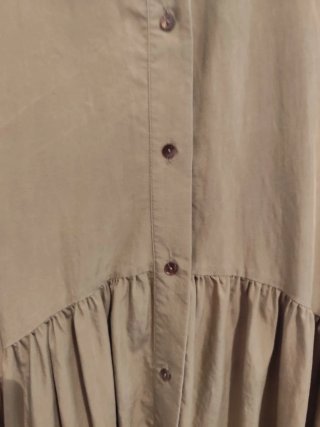 Vestido camisero verde