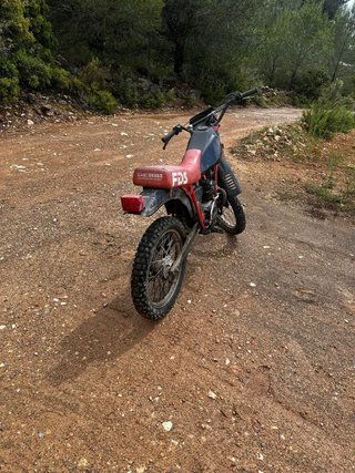 Derbi FDS Enduro Roja y Negra
