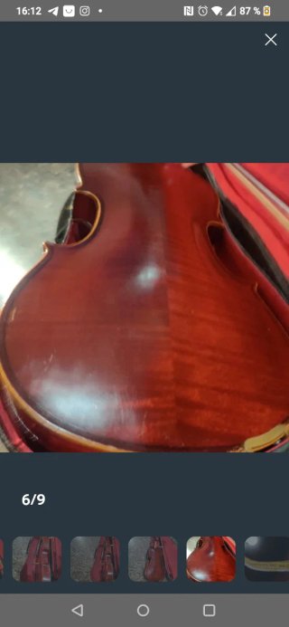 Violín Stradivarius 4/4 con funda y arco