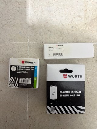 Lote Herramientas WÜRTH Profesional