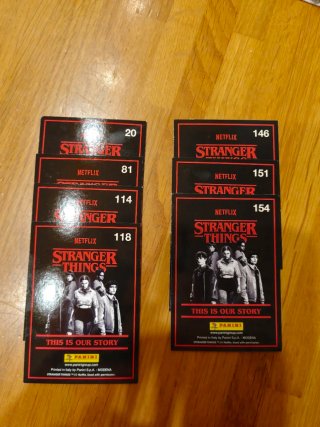 Carte Stranger Things Netflix Panini