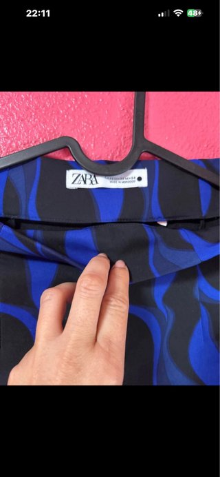 Falda Zara Estampada Talla XS
