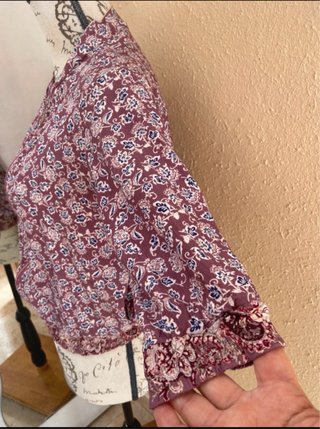 Bomber estampada manga 3/4