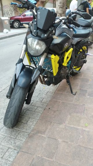 Yamaha MT-07 ABS 2016 Gris/Amarillo