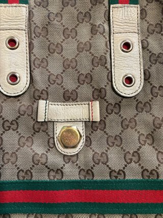 Borsa Gucci Beige/Verde