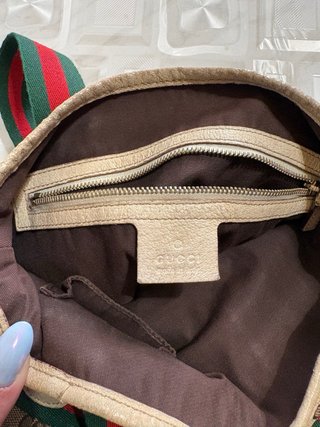 Borsa Gucci Beige/Verde