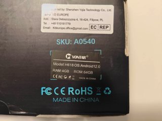 Vontar H618 RAM 4Gb ROM 64Gb TV Box + Mando + Carg