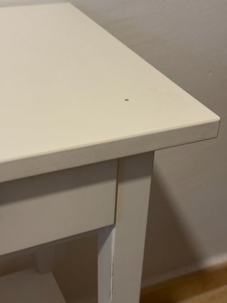Mesita Noche Alta Cajón Ikea Hemnes Blanca