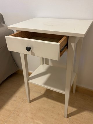 Mesita Noche Alta Cajón Ikea Hemnes Blanca