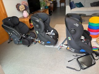 3 Sillas de coche a contramarcha
