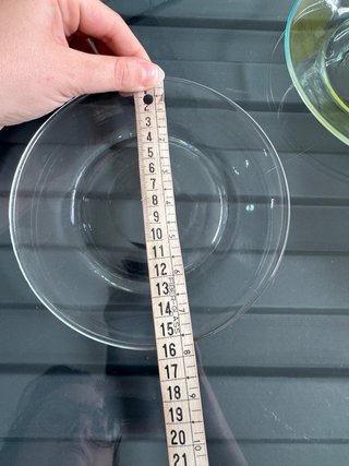 Juego de 4 tazas y platillos de cristal